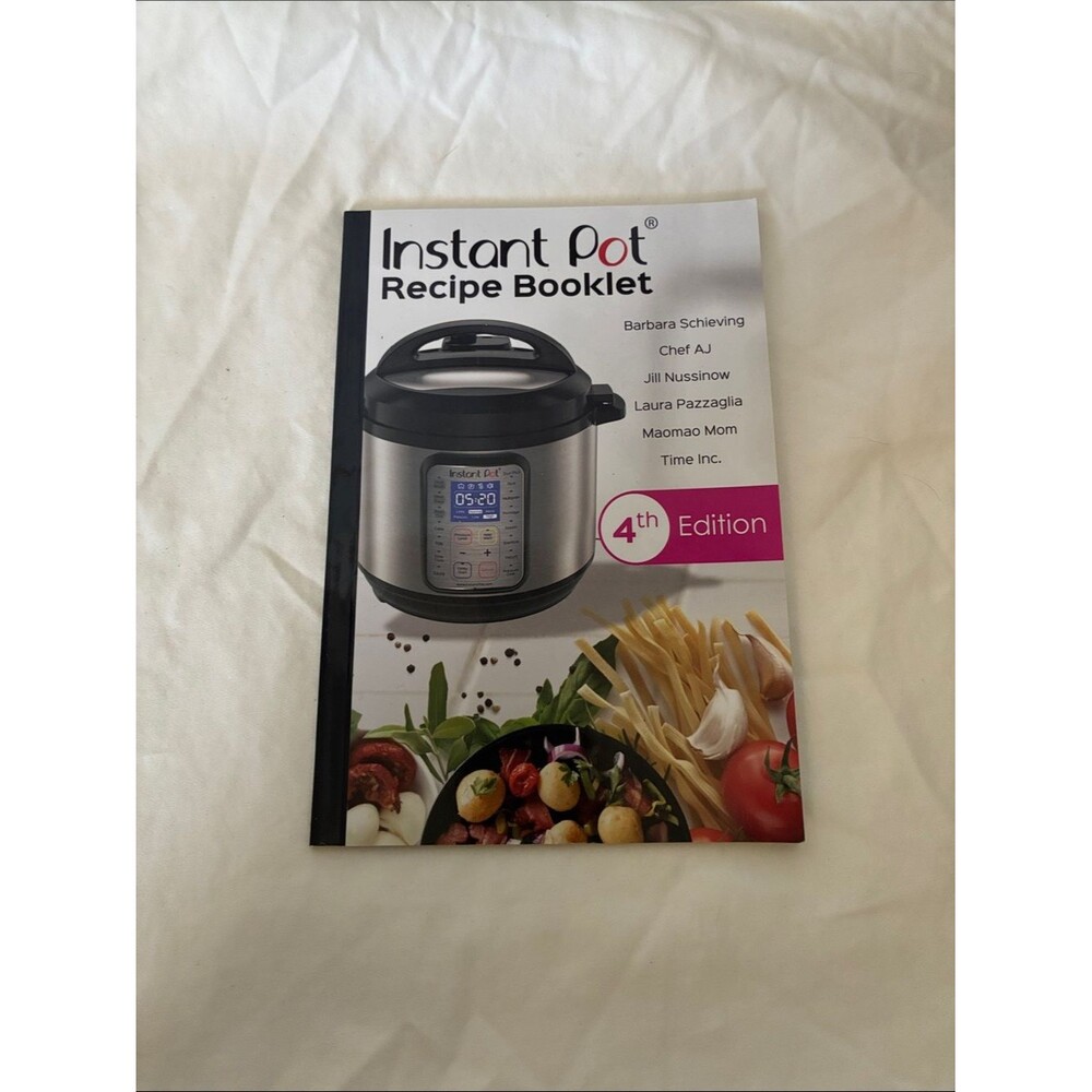 Recipe Booklet - Stainless Steel & Black - 4th Edition